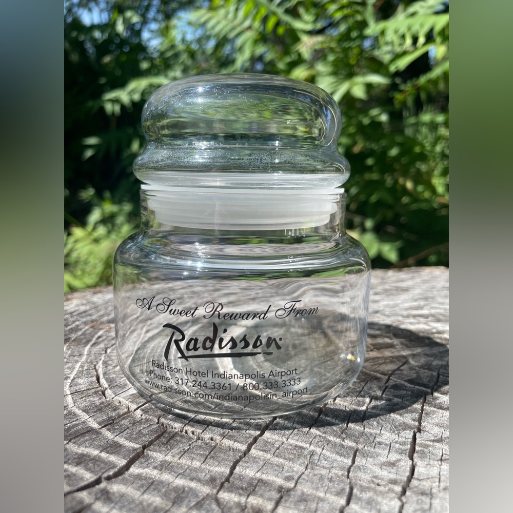 Radisson Clear Glass Jar